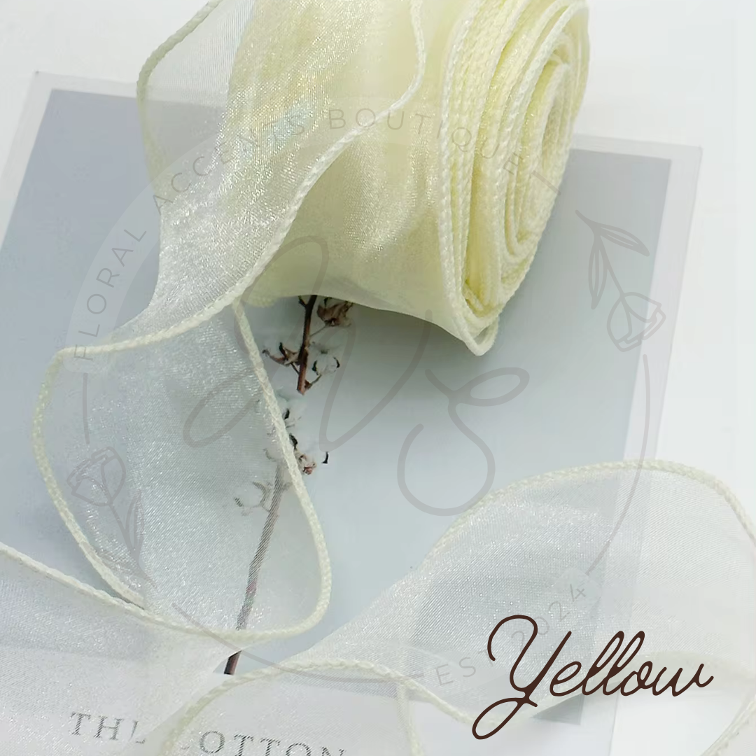 Wired Chiffon Ribbon