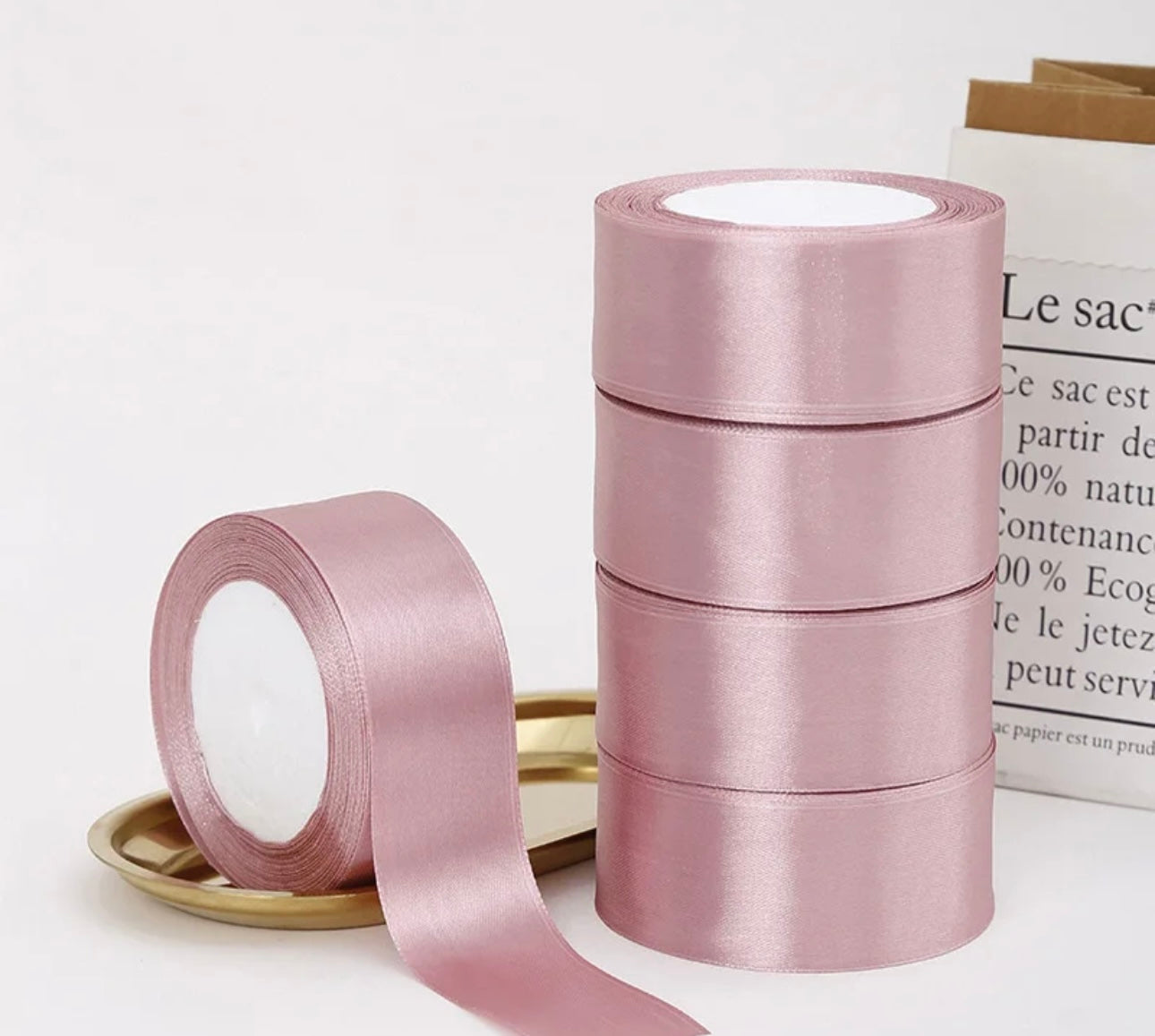 Satin Ribbon-Solid Color